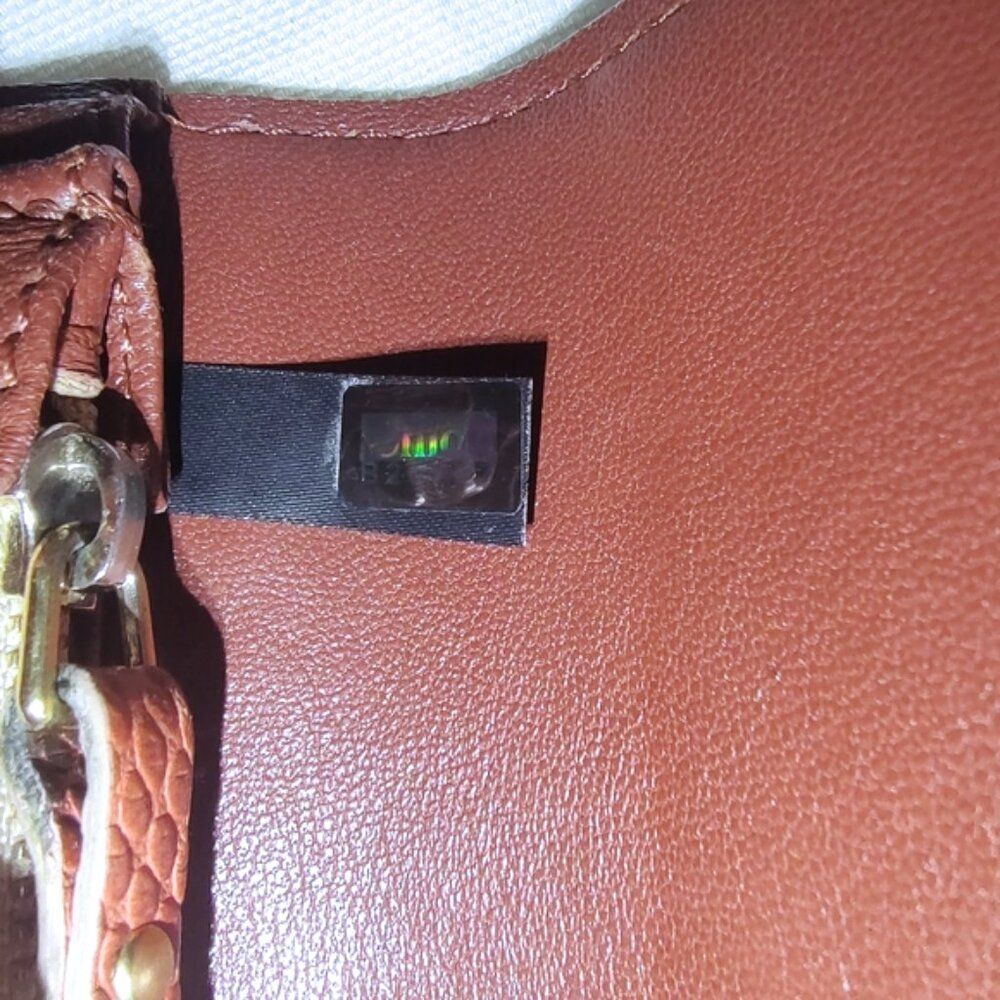Chloe snake embossed leather flap long wallet w/dusty EUC - Picture 5 of 11